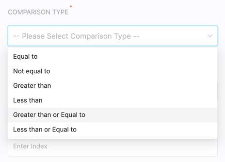 Scalar comparison types