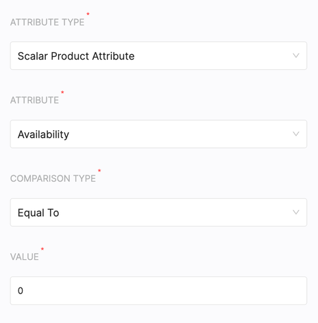 Scalar Attribute Settings